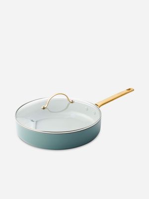 Greenpan Padova Skillet W/Lid Sky Blue 24cm