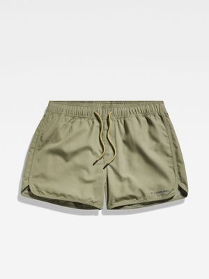 G-Star Men's Carnic Solid Green Swimshorts