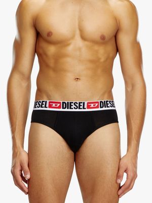 Men's Diesel Black Umbr-Andre 3 Pack Briefs