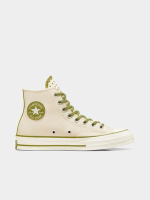 Converse Junior Chuck 70 Worn In Mid Natural Sneaker