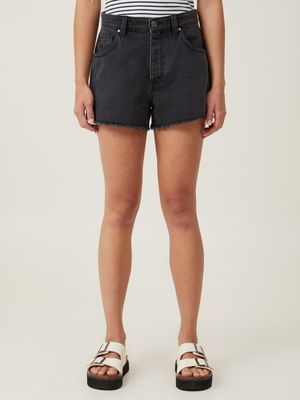 Women's Cotton On Black Original Cut Off Denim Shorts