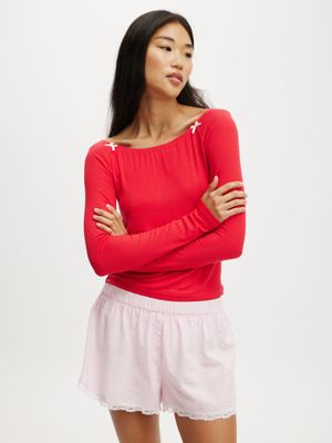 Women's Cotton On Pink Girlfriend Shorts