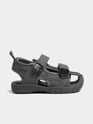 Jet Baby Boys Grey Closed Toe Adventure Sandal