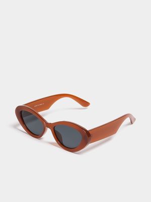 Women's Orange Catseye Sunglasses