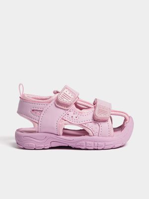 Jet Baby Boys Pink Closed Toe Adventure Sandal