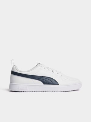 Mens Puma Rickie White/Navy Sneaker