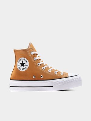 Womens Converse Chuck Taylor All Star Lift Gingersnap/White/Black Platform Sneakers