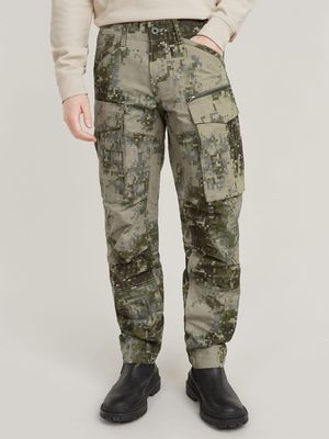 G-Star Men's Rovic Zip 3D Regular Tapered Camo Green Pants