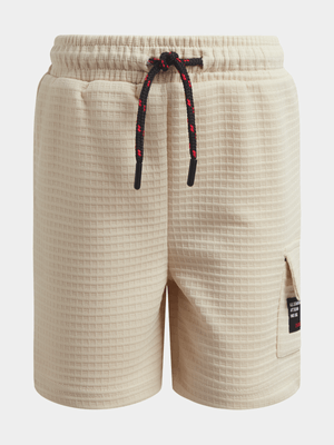 Jet Younger Boys Stone Textured Shorts