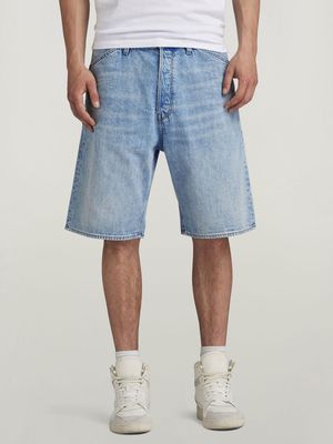 G-Star Men's Denim Loose Faded Blue Shorts