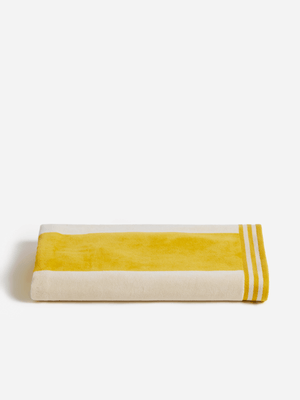 Jet Home Ochre/Milk Cabana Beach Towel