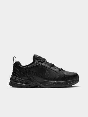 Mens Nike Air Monarch IV Black Sneakers