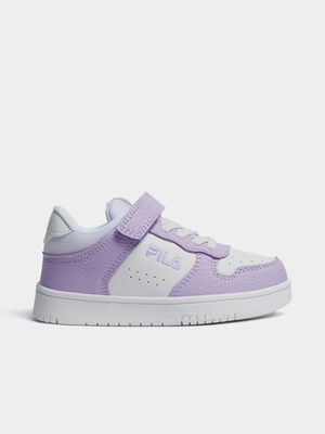 Junior Infant Fila Adley Lilac/White Sneakers