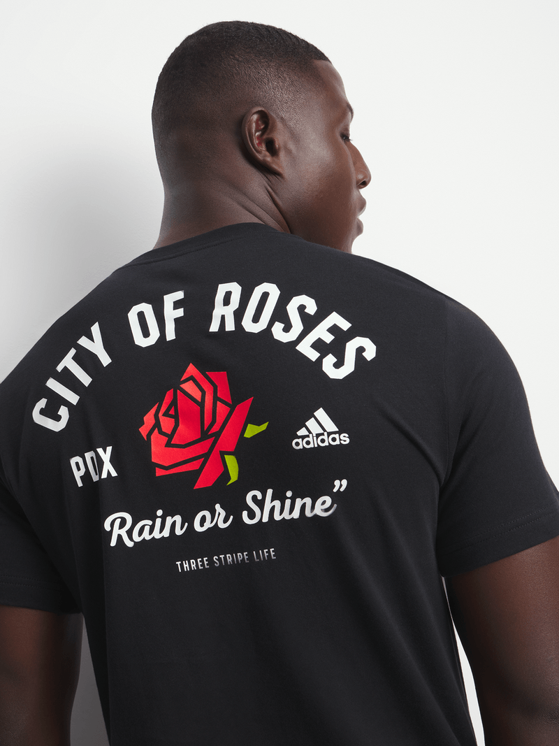 adidas Originals Men s Rose City Black T Shirt Bash