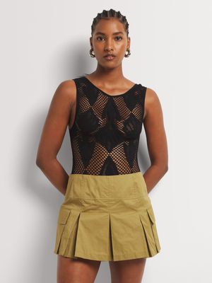 Y&G Seamless Lace Jacquard Bodysuit