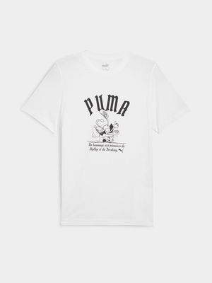 Puma Men's White T-Shirt