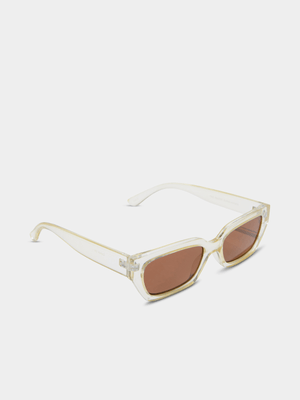 Men's Cotton On Yellow The Razor Sunglasses