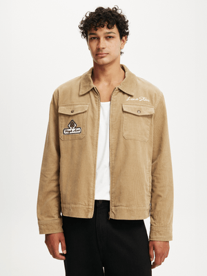 Men's Cotton On Brown Garage Jacket