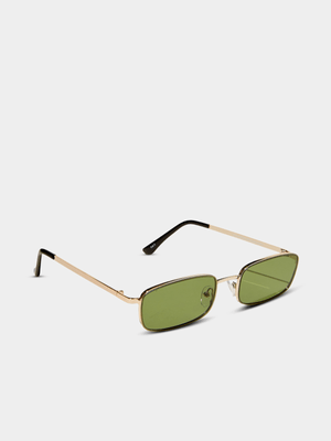 Men's Cotton On Gold The Streamline Sunglasses