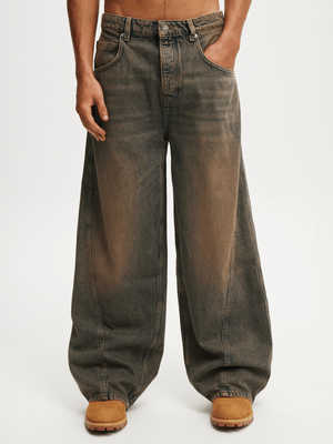 Men's Cotton On Blue Super Baggy Balloon Jeans