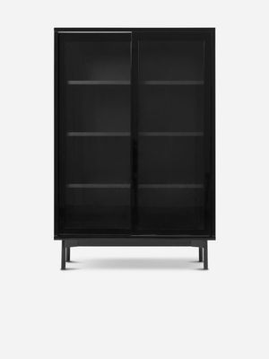 Bruce Storage Cabinet Tall Black