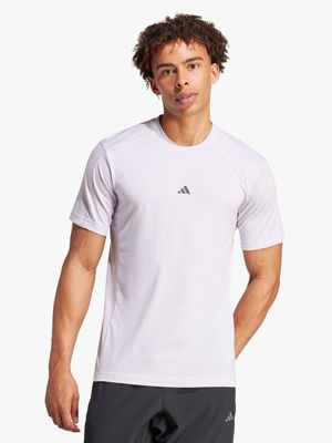 Mens adidas Yoga Purple Tee