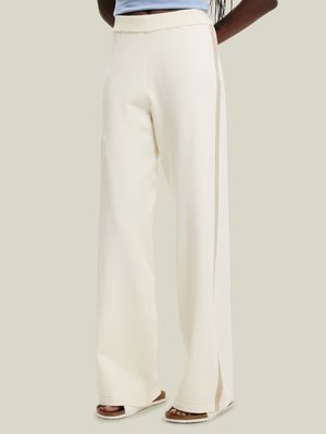 Women's Cotton On White Wide Leg Knit Pants