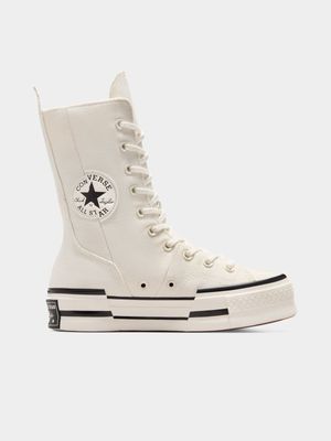 Converse Women's Chuck 70 Plus HI White/Black Sneaker