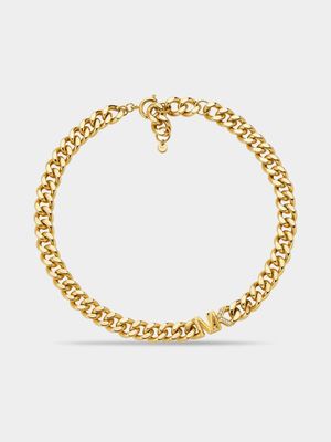 Michael Kors Kors MK Collection Gold Plated Collar Necklace