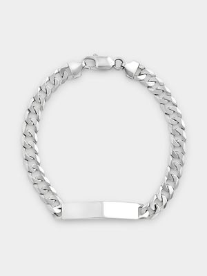 Sterling Silver Curb ID Bracelet