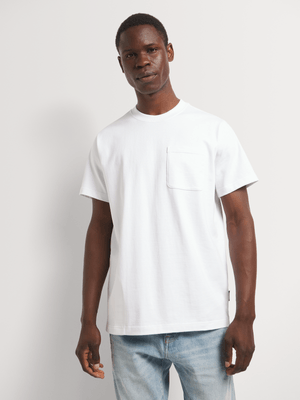 Men's Union-DNM Heavyweight Pocket White T-Shirt