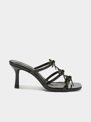 Women's Cotton On Black Edie Statement Mule Heels