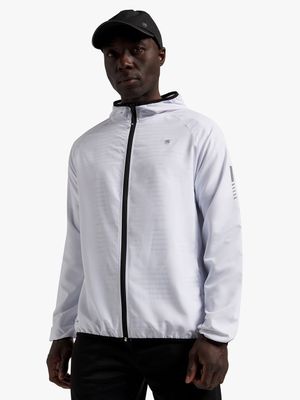 Mens TS Dri-Tech White Run Jacket