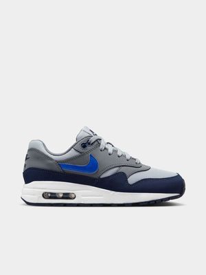 Nike Junior Air Max 1 Grey/Blue Sneaker