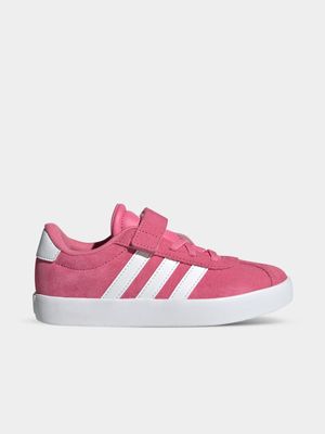 Junior Pre-School adidas VL Court 3.0 Pink/White Sneakers