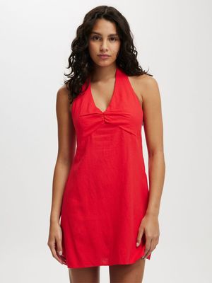 Women's Cotton On Red Haven Halter Mini Dress