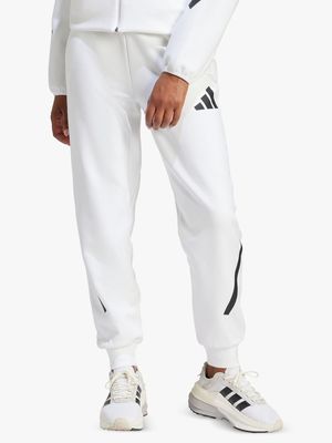 Womens adidas Z.N.E White Track Pants