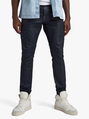 G-Star Men's Revend FWD Skinny Coated Blue Jeans