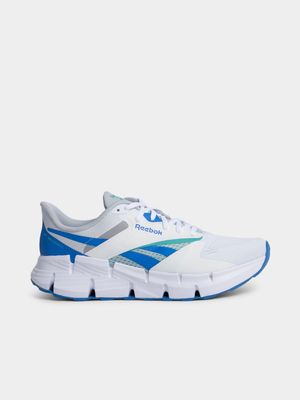 Mens Reebok  Zig Dynamica 5 White/Blue Sneaker