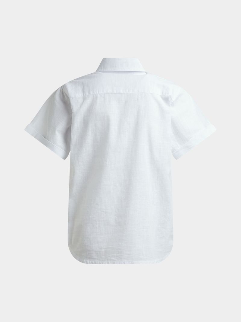Boys white short sleeve dress shirt online