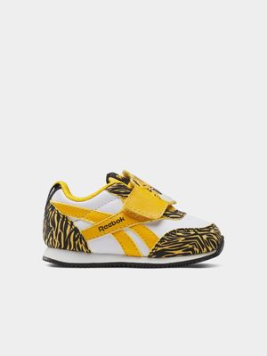 Junior Infant Reebok Royal Jog 2.0 White/Yellow/Black Sneakers