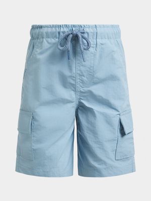 Jet Younger Boys Light Blue Utility Shorts