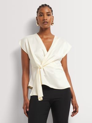 Wrap Style Knot Top