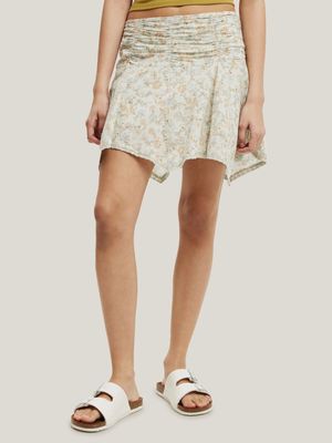 Women's Cotton On Multi Georgie Hanky Hem Mini Skirt