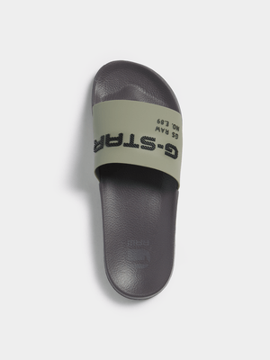 G-Star Women's Cart Grey/Green Slide