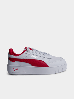 Junior Puma Carina Street White/Pink Sneaker