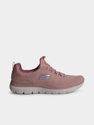 Women's Skechers Summit Pink/White Sneaker