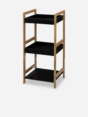 Self Assembly Five5 Natureo 3 Level Shelf Black