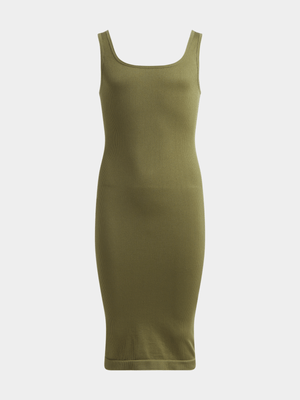 Jet Older Girls Olive Dress