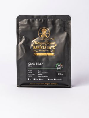 Magnificent Barista Boys Ciao Bella Filter Coffee 250g